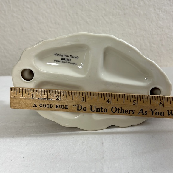 1999 Bavarian Heritage Collection Making New Friends Figurine Vintage - Picture 14 of 16